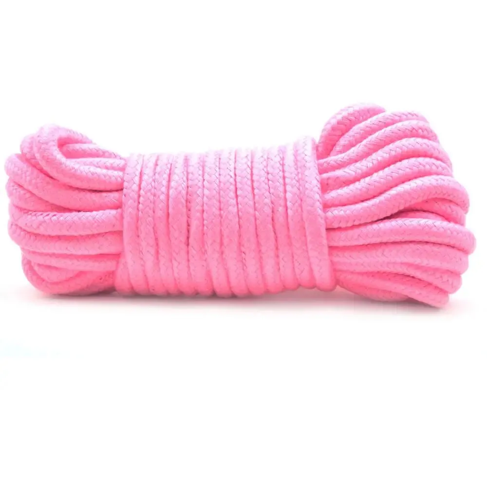 10 Metres Cotton Pink Soft Feel Bondage Rope for Bdsm Couples