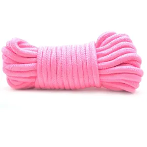 10 Metres Cotton Pink Soft Feel Bondage Rope for Bdsm Couples