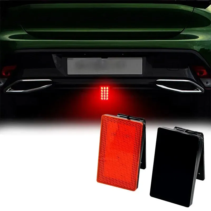 12V F1 Style 3Rd Led Brake Pilot Lights For Car Motorcycle 15 Led Rear Tail Lights Abs Auto Warning Reverse Stop Safety Lamps Drl