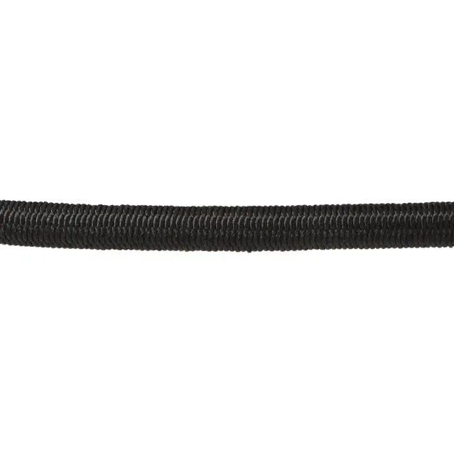 1/4''-6mm Black Polyester Shock Cord 50 ft