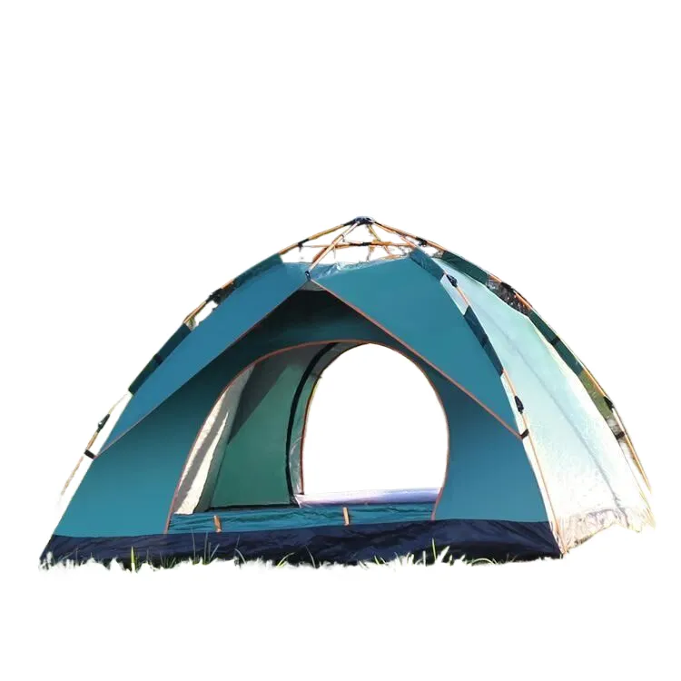 2-3 People Double Door Tent | Grass Green | 200x150x110cm