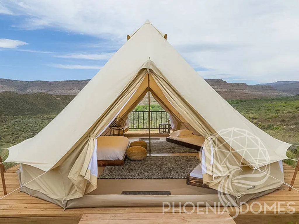20'/6m Canvas Bell Tent - Phoenix Domes