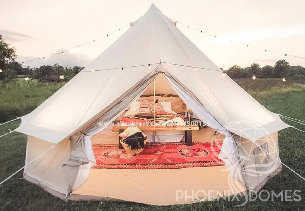 20'/6m Canvas Bell Tent - Phoenix Domes