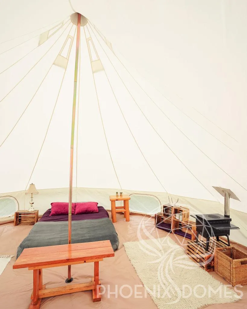20'/6m Canvas Bell Tent - Phoenix Domes