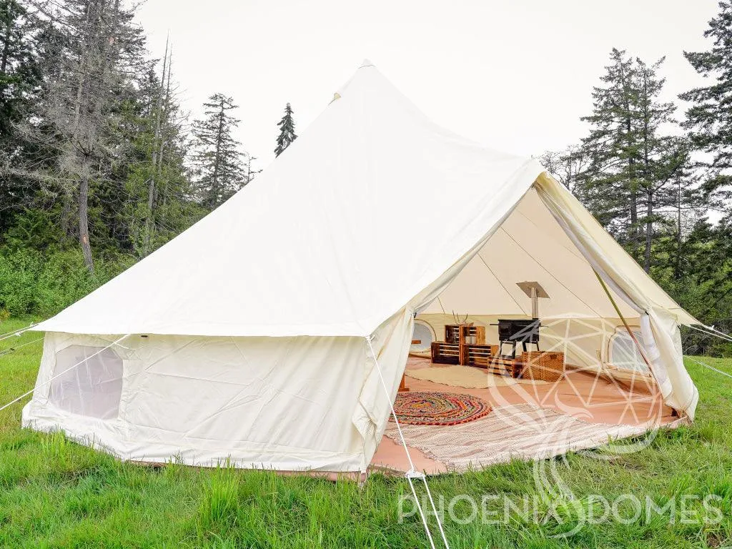 20'/6m Canvas Bell Tent - Phoenix Domes