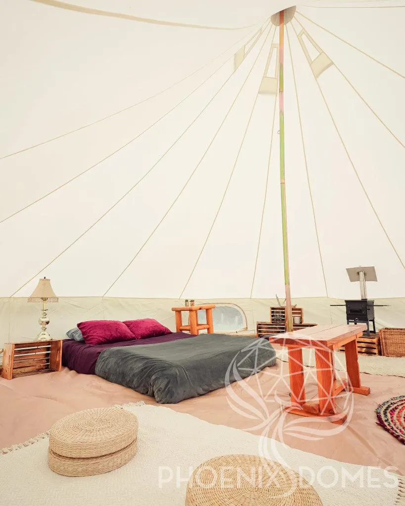 20'/6m Canvas Bell Tent - Phoenix Domes