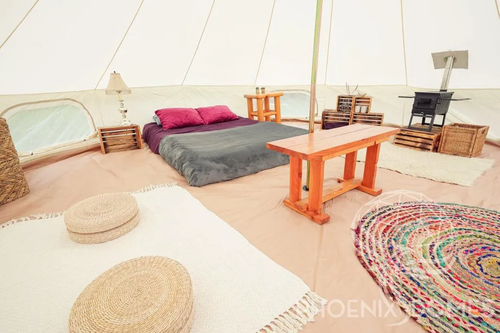 20'/6m Canvas Bell Tent - Phoenix Domes