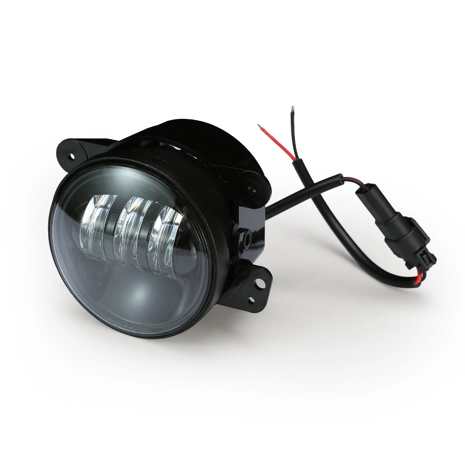 4-Inch Round LED Fog  Compatible with Jeep Wrangler Dodge LED Lighting Switch With Wire Group