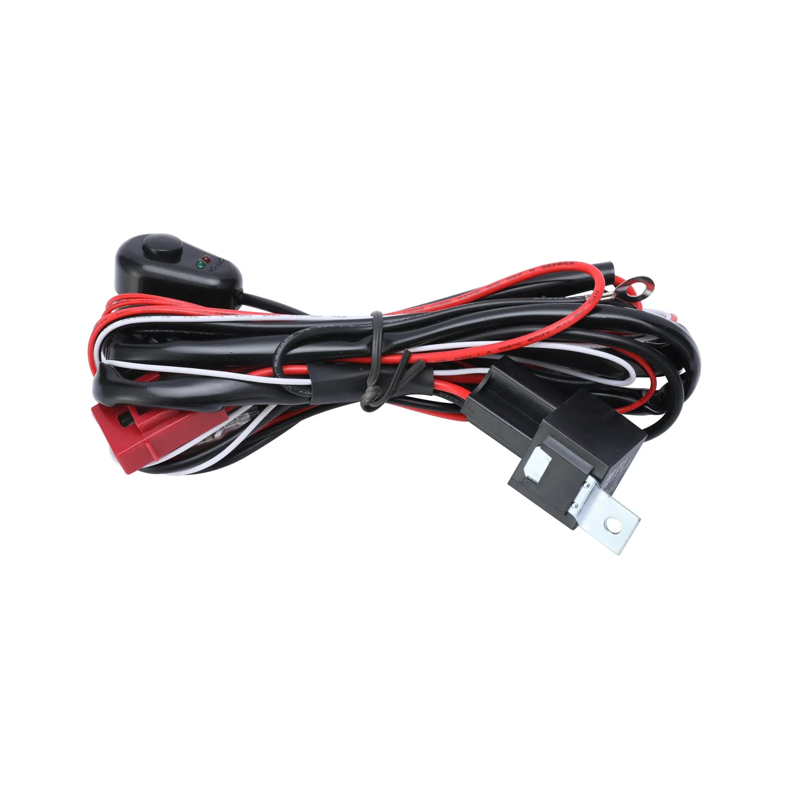 4-Inch Round LED Fog  Compatible with Jeep Wrangler Dodge LED Lighting Switch With Wire Group