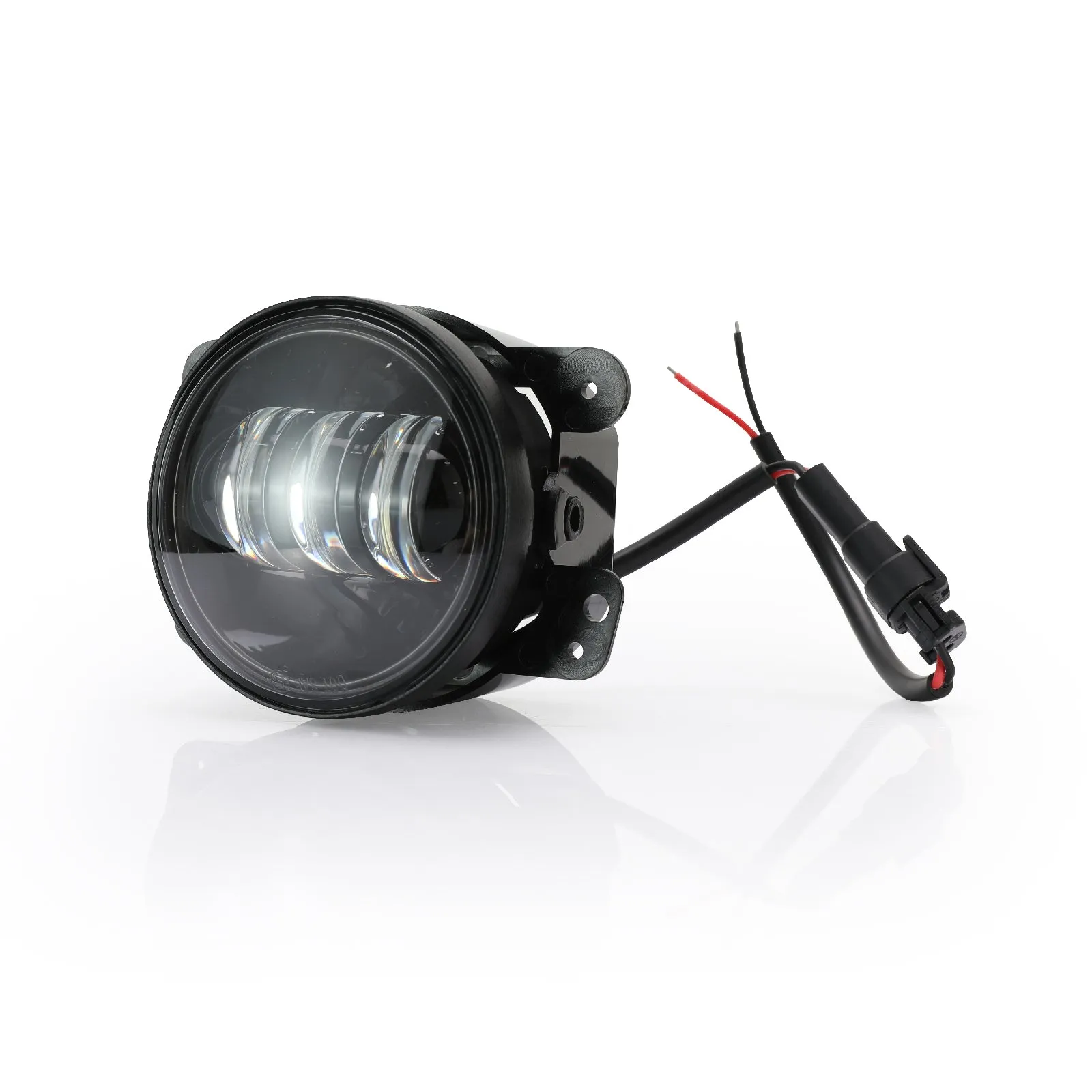 4-Inch Round LED Fog  Compatible with Jeep Wrangler Dodge LED Lighting Switch With Wire Group
