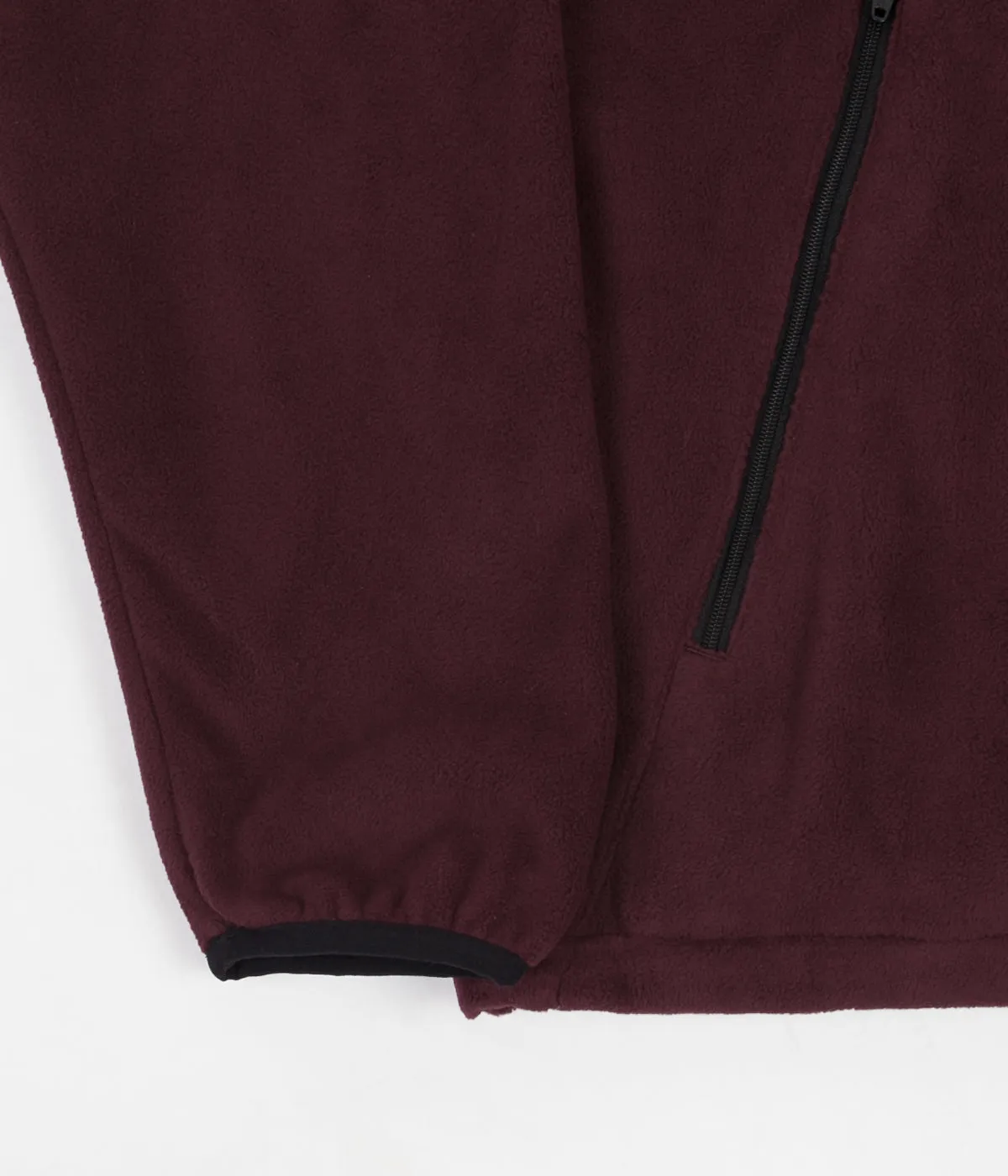 Adidas Polar Anorak Jacket - Maroon / Mineral Red / Signal Green