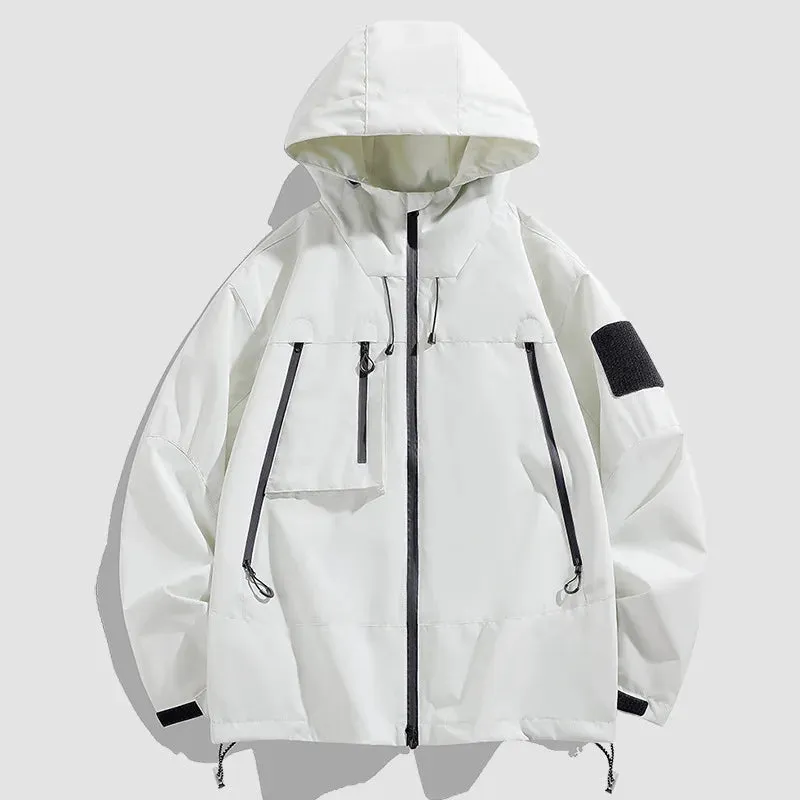 Aidase 2024 Men's Autumn Windbreaker Hiking Jackets Ski Camping Trekking Jacket Waterproof Outdoor Sports Tactical Sport Male Coats