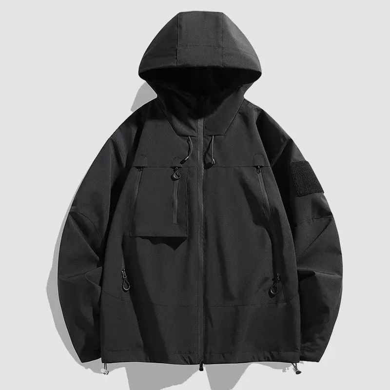 Aidase 2024 Men's Autumn Windbreaker Hiking Jackets Ski Camping Trekking Jacket Waterproof Outdoor Sports Tactical Sport Male Coats