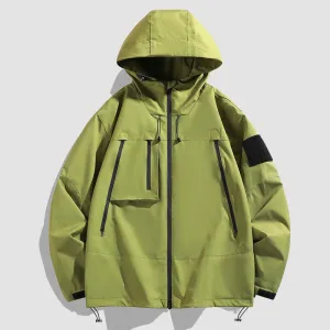 Aidase 2024 Men's Autumn Windbreaker Hiking Jackets Ski Camping Trekking Jacket Waterproof Outdoor Sports Tactical Sport Male Coats