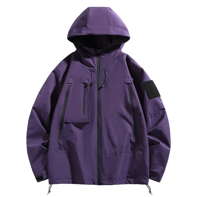 Aidase 2024 Men's Autumn Windbreaker Hiking Jackets Ski Camping Trekking Jacket Waterproof Outdoor Sports Tactical Sport Male Coats