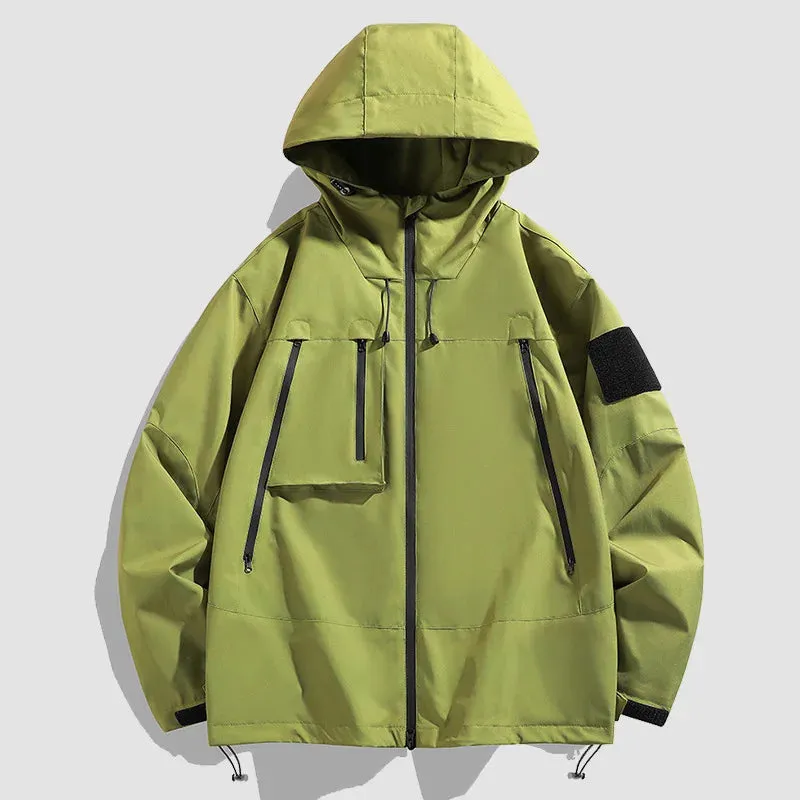 Aidase 2024 Men's Autumn Windbreaker Hiking Jackets Ski Camping Trekking Jacket Waterproof Outdoor Sports Tactical Sport Male Coats