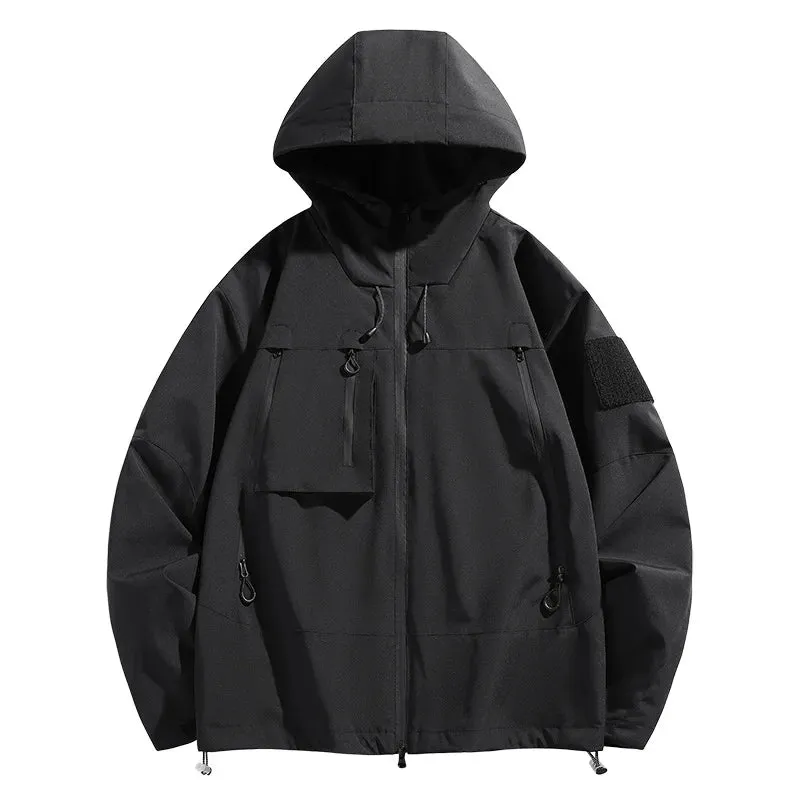 Aidase 2024 Men's Autumn Windbreaker Hiking Jackets Ski Camping Trekking Jacket Waterproof Outdoor Sports Tactical Sport Male Coats