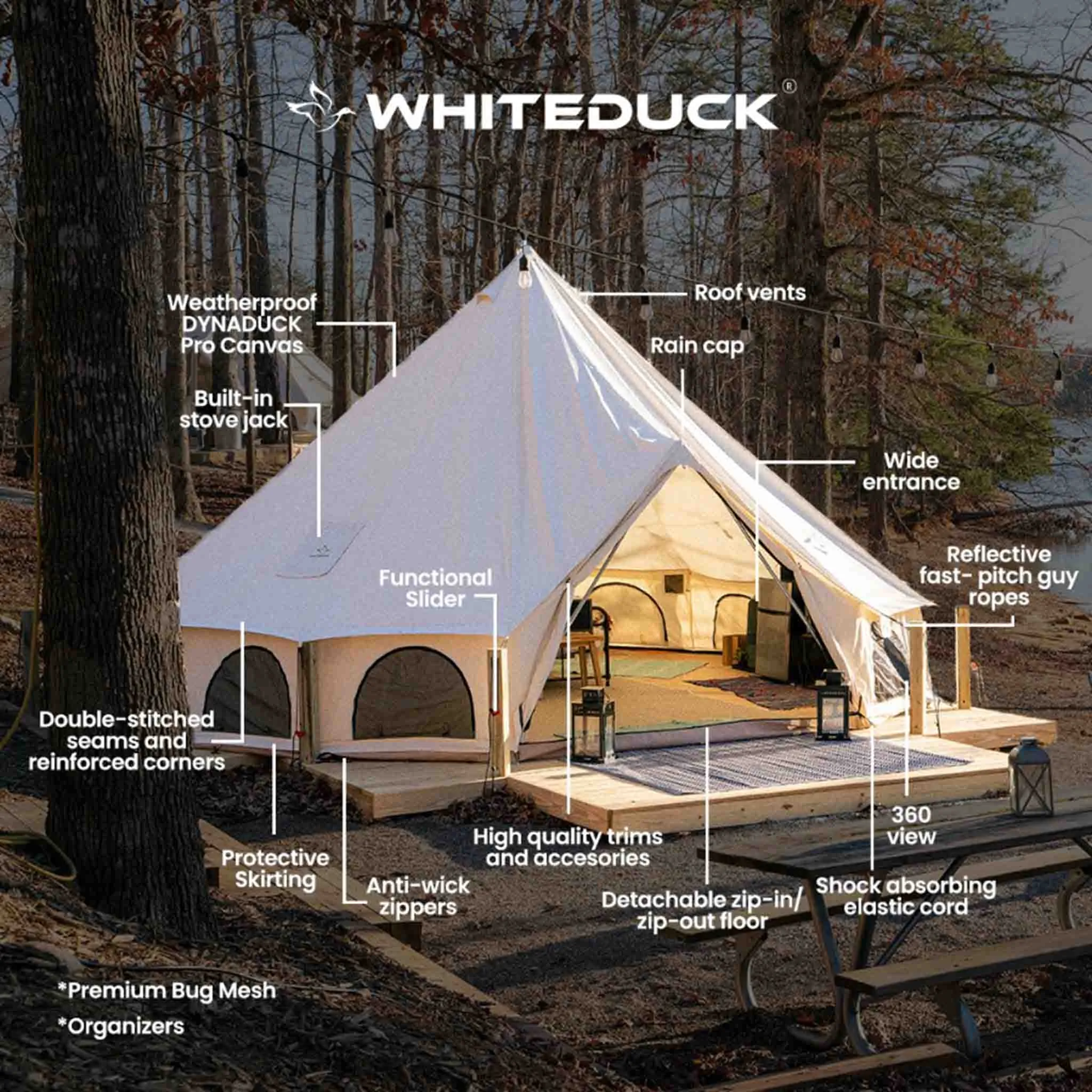 Avalon 13' Canvas Bell Tent