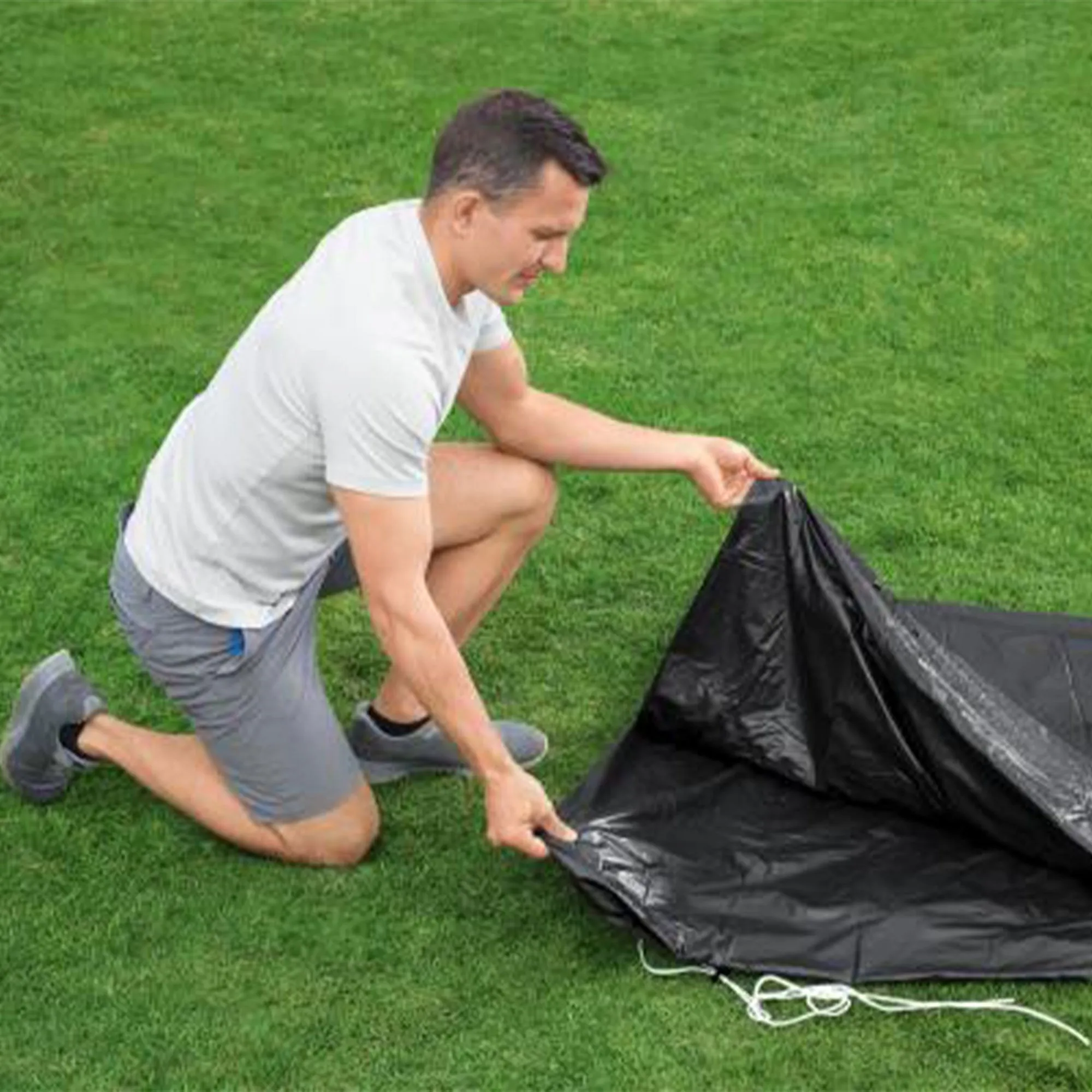 Bestway 18' Round PVC Above Ground Pool Debris Cover | Used