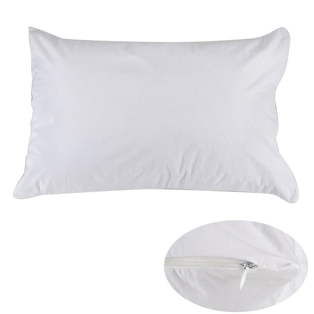 Brolly Sheets Waterproof Pillow Protectors, Cotton, 2 Packs