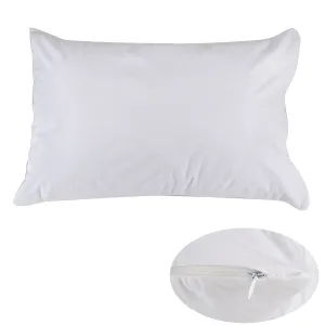 Brolly Sheets Waterproof Pillow Protectors, Cotton, 2 Packs