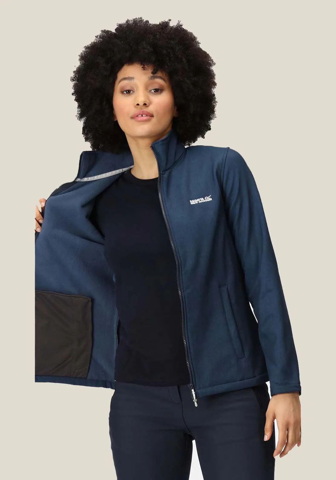 Connie Softshell Jacket - Navy