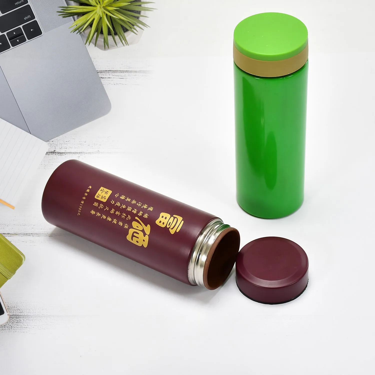Double Wall Vacuum Insulated Leak Proof Sports Bottle 400ml