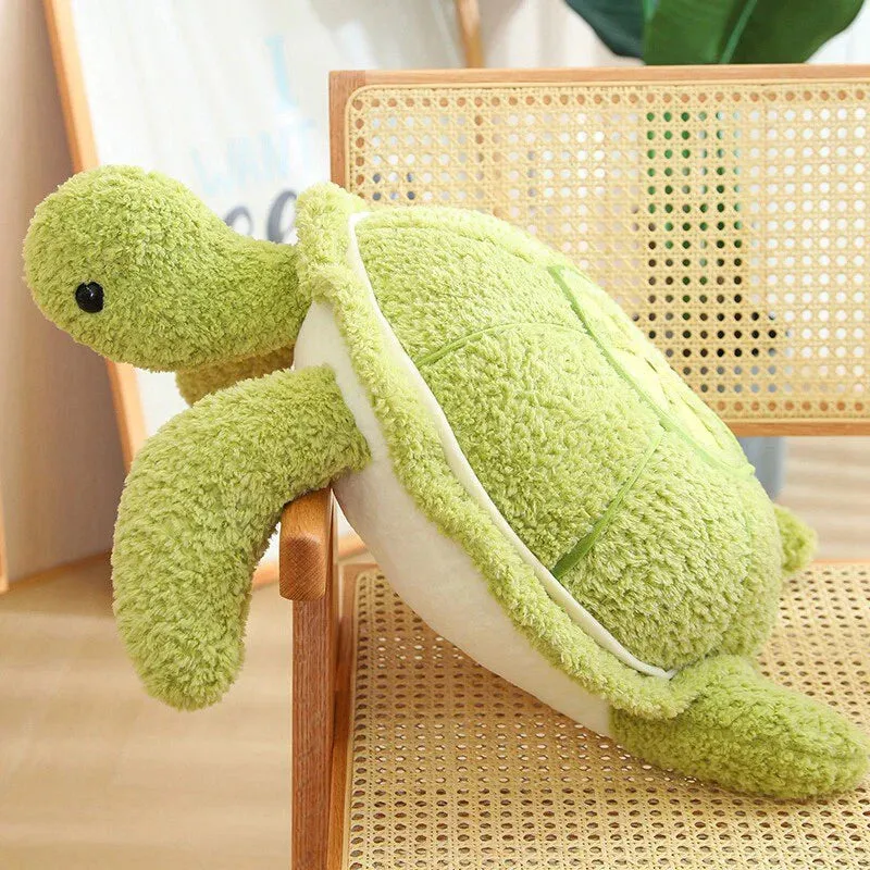 Fluffy Kawaii Green Turtle Stuffed Animals Plushie