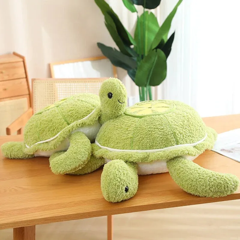 Fluffy Kawaii Green Turtle Stuffed Animals Plushie