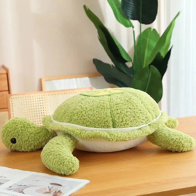 Fluffy Kawaii Green Turtle Stuffed Animals Plushie