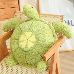 Fluffy Kawaii Green Turtle Stuffed Animals Plushie