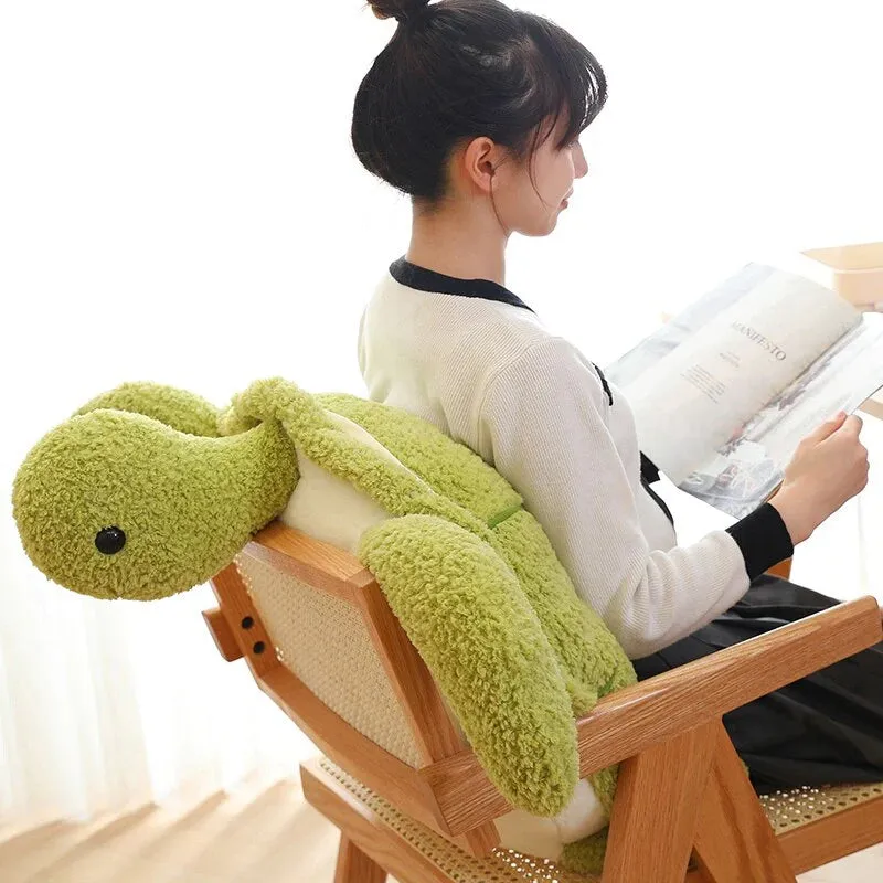Fluffy Kawaii Green Turtle Stuffed Animals Plushie
