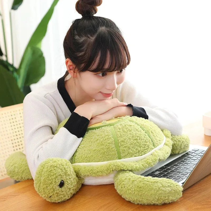 Fluffy Kawaii Green Turtle Stuffed Animals Plushie