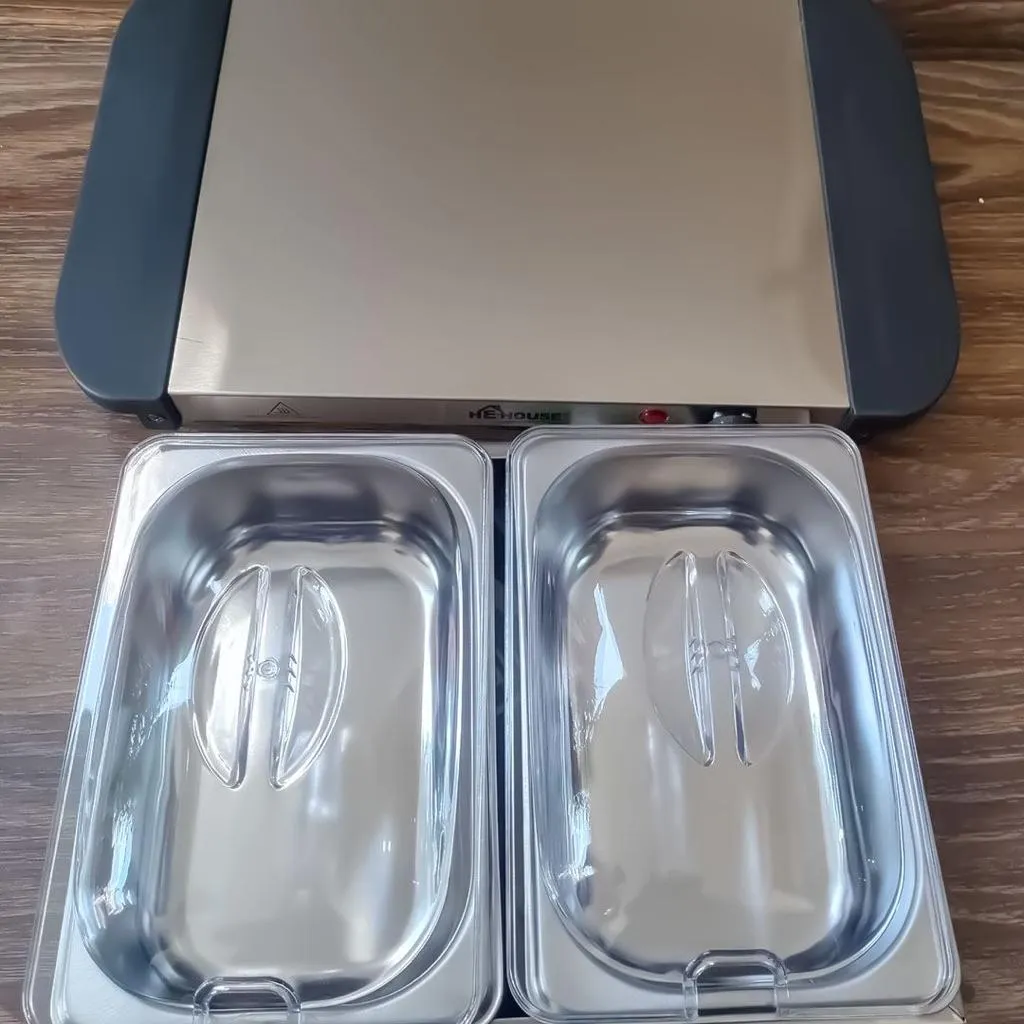 HE HOUSE 2 Dish Buffet Serving Set