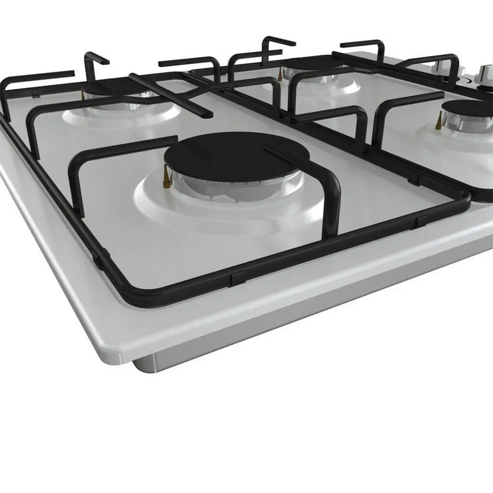 Hisense GM642XSUK 58cm Gas Hob  Stainless Steel