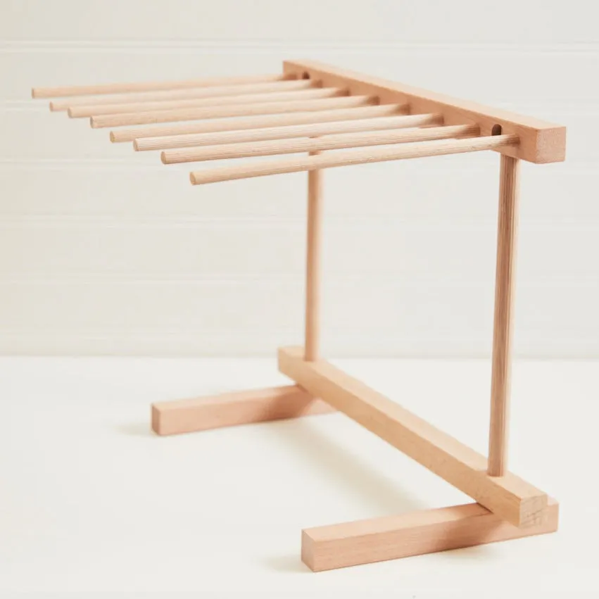 Italian Beechwood Collapsible Pasta Drying Rack