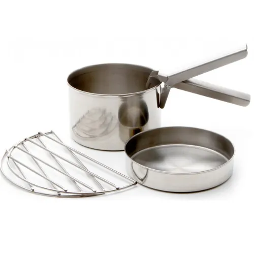 Kelly Kettle | Cook Set (Stainless Steel) - Large for Base Camp or Scout Models