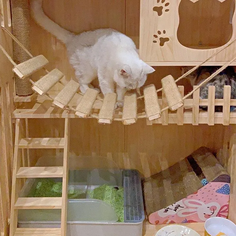 Kitty Krossing Cat Rope Bridge
