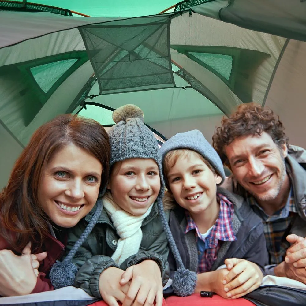 Large Spacious 6 Person Family Camping Tent