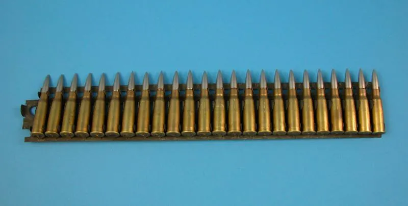 Lebel Dummy Cartridges in 24-Rd Feed Strip