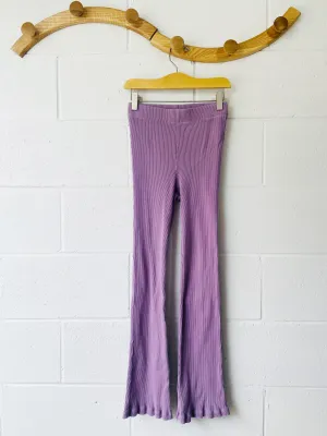 Lilac Ribbed Flares, 12 years (XL)