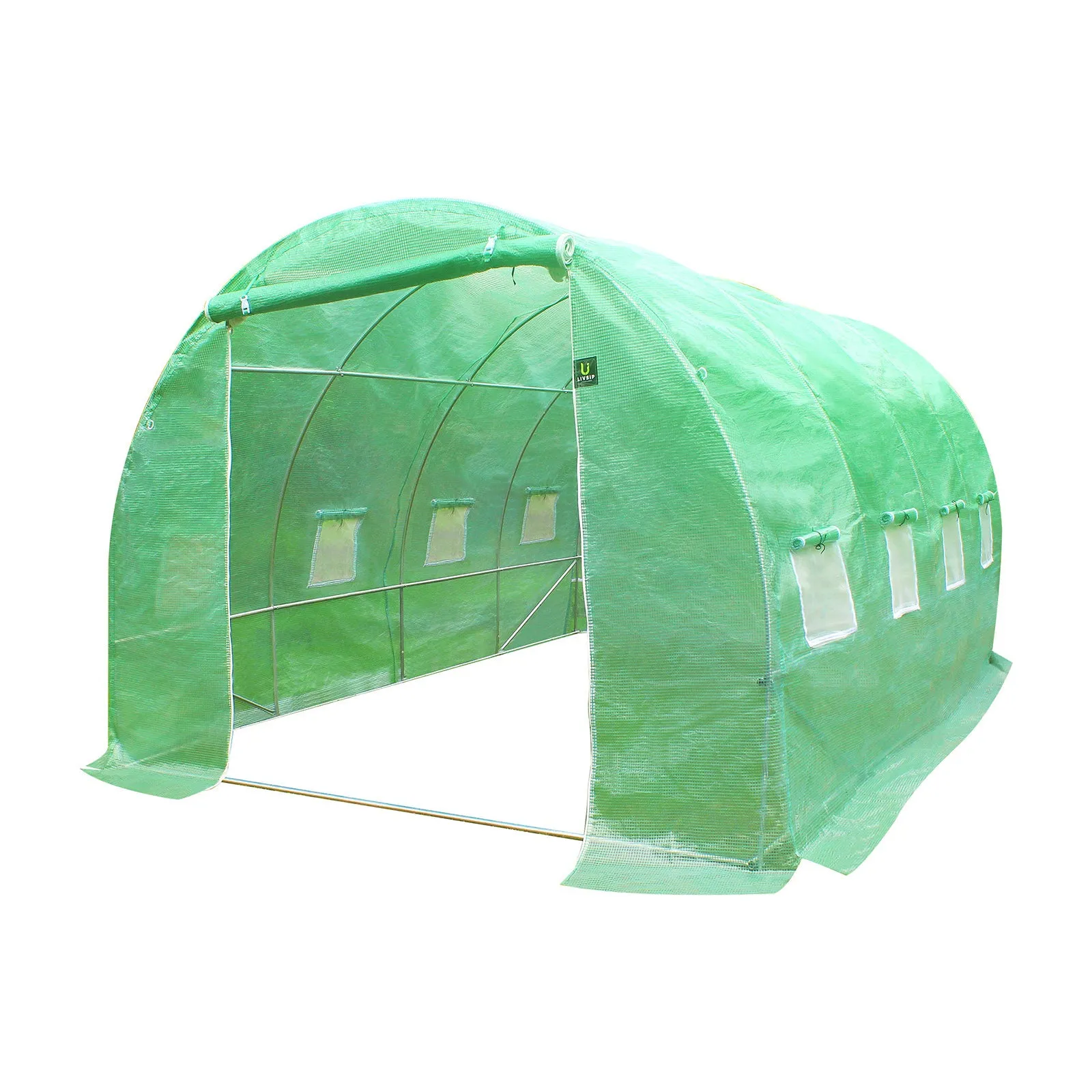 Livsip Greenhouse 4X3X2M Garden Shed Tunnel Green House Walk in Storage Plant