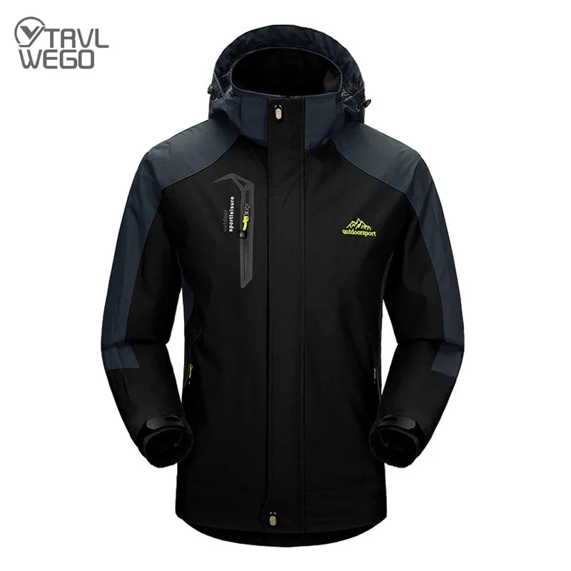 Men's Outdoor Waterproof Hiking Jacket – Autumn Trekking Windbreaker