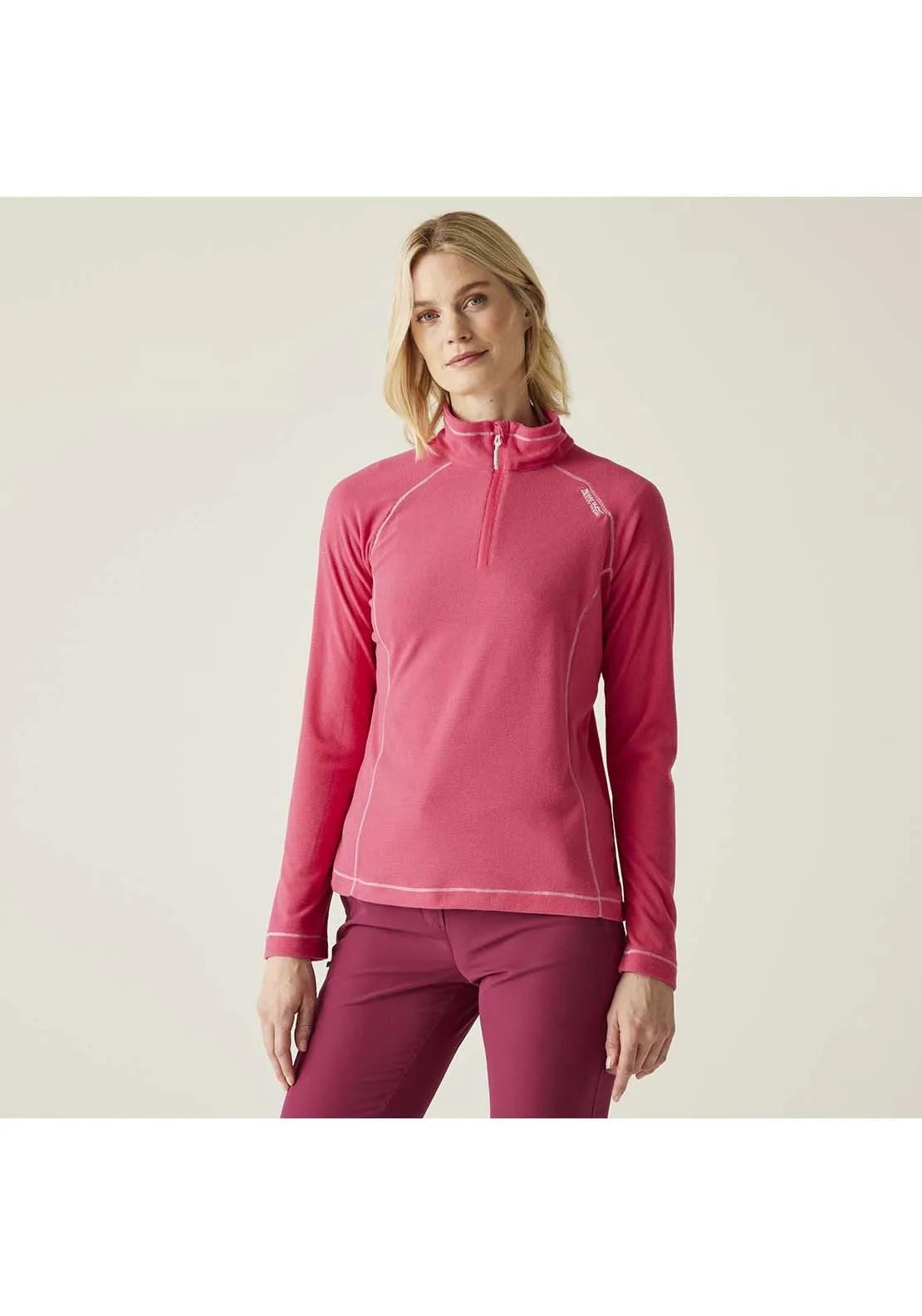 Montes Half Zip Fleece - Pink