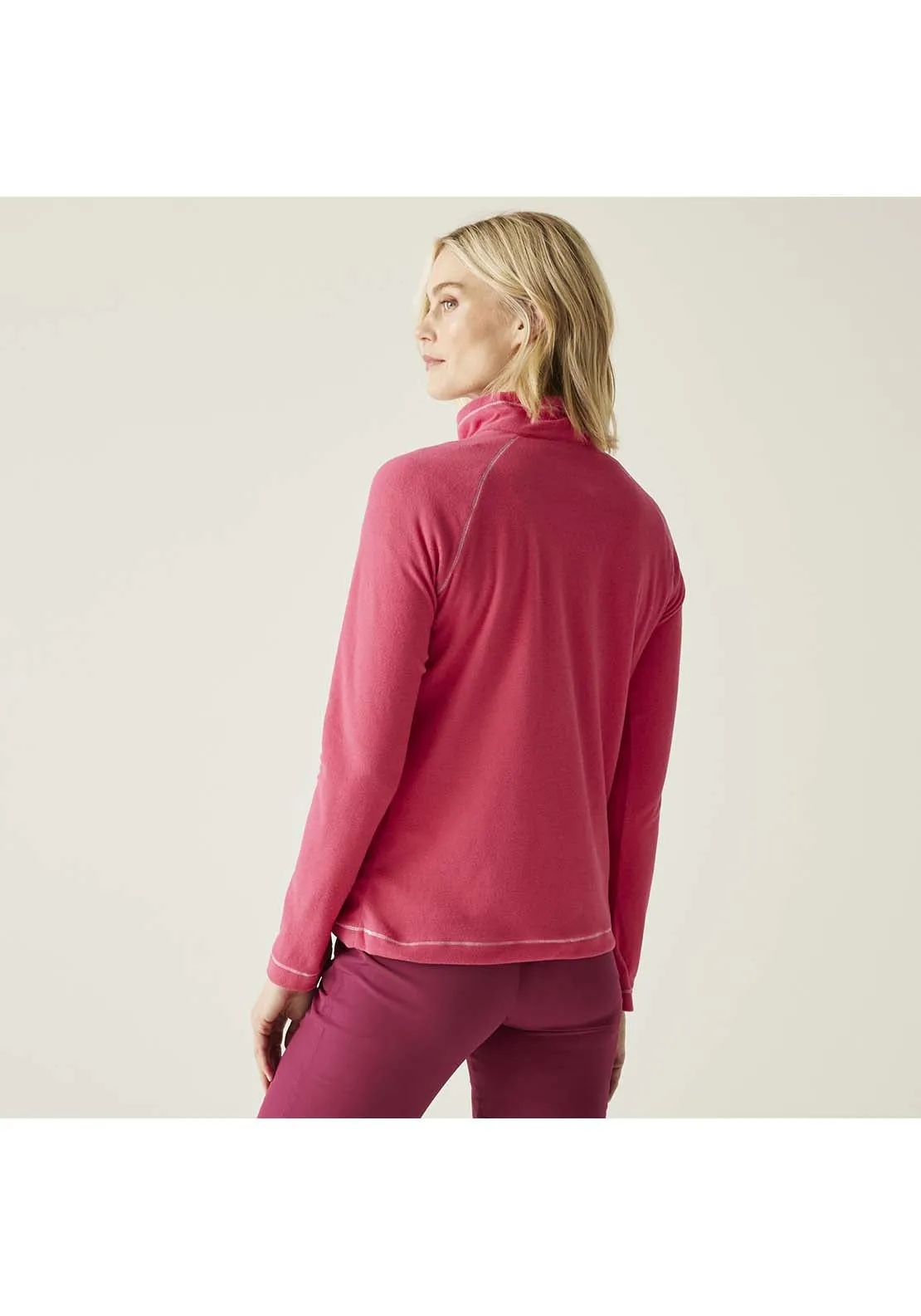 Montes Half Zip Fleece - Pink