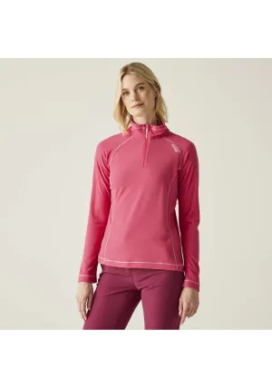 Montes Half Zip Fleece - Pink