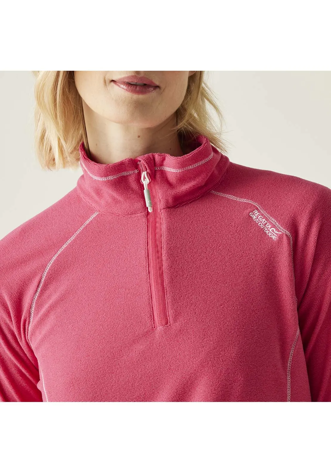 Montes Half Zip Fleece - Pink