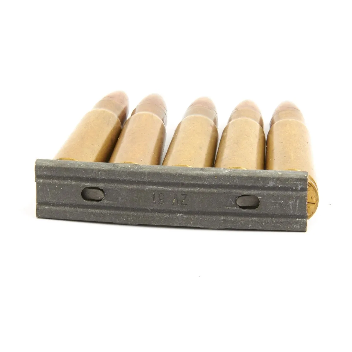 Original Czech Dummy 7.62x45 Cartridges in Clip
