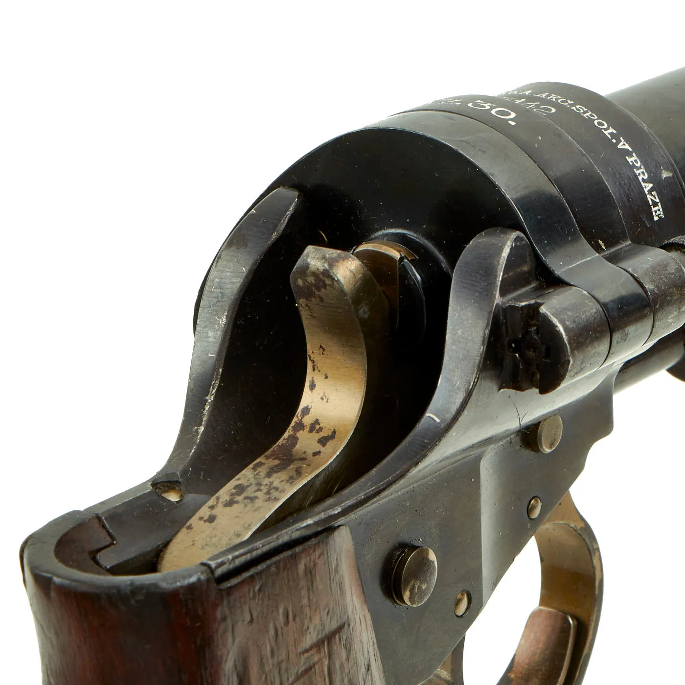 Original Czech Pre-WWII Vz.30 Signal Flare Pistol dated 1937 - Serial 13142
