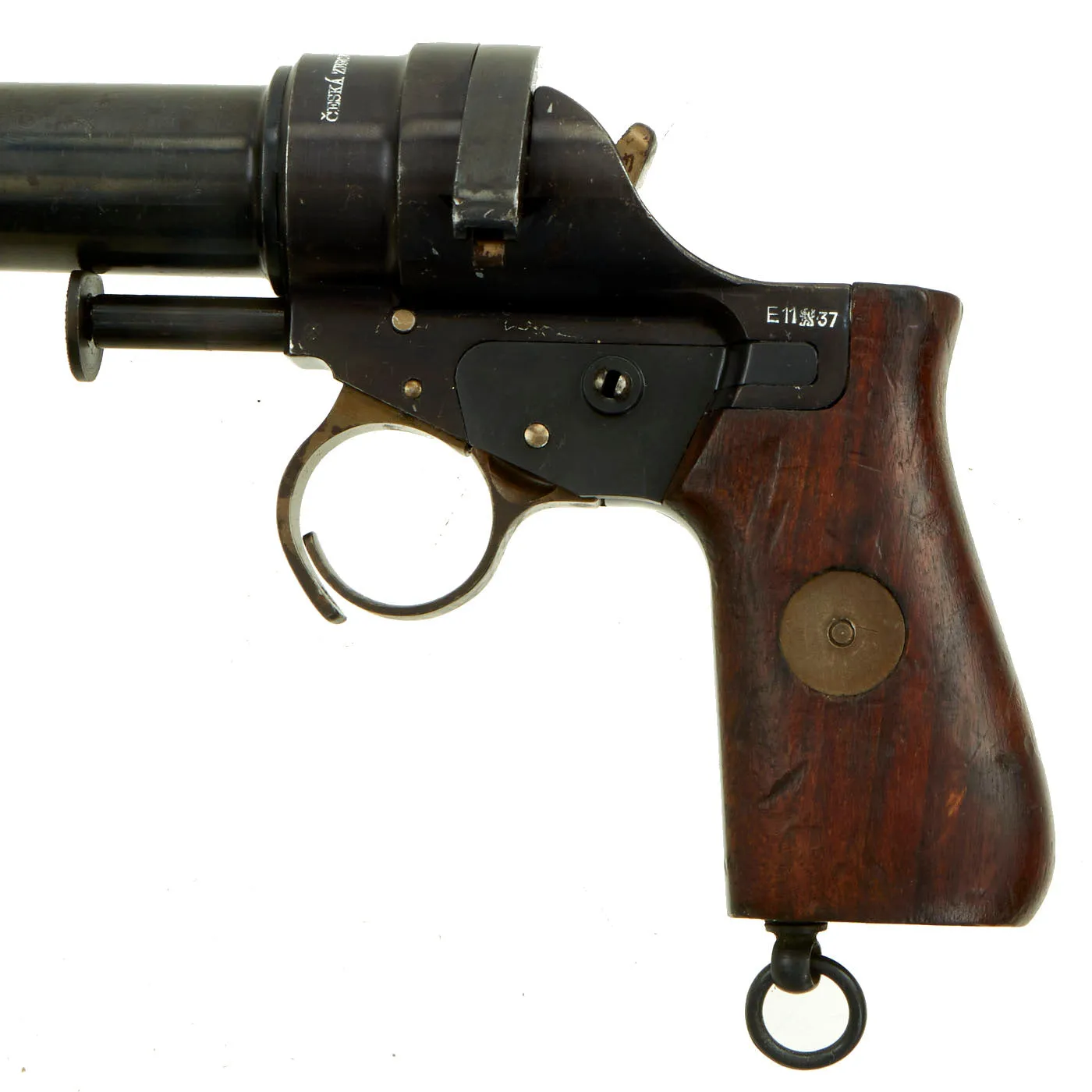 Original Czech Pre-WWII Vz.30 Signal Flare Pistol dated 1937 - Serial 13142